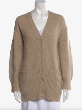 Apiece Apart Cashmere V-Neck Sweater Cardigan